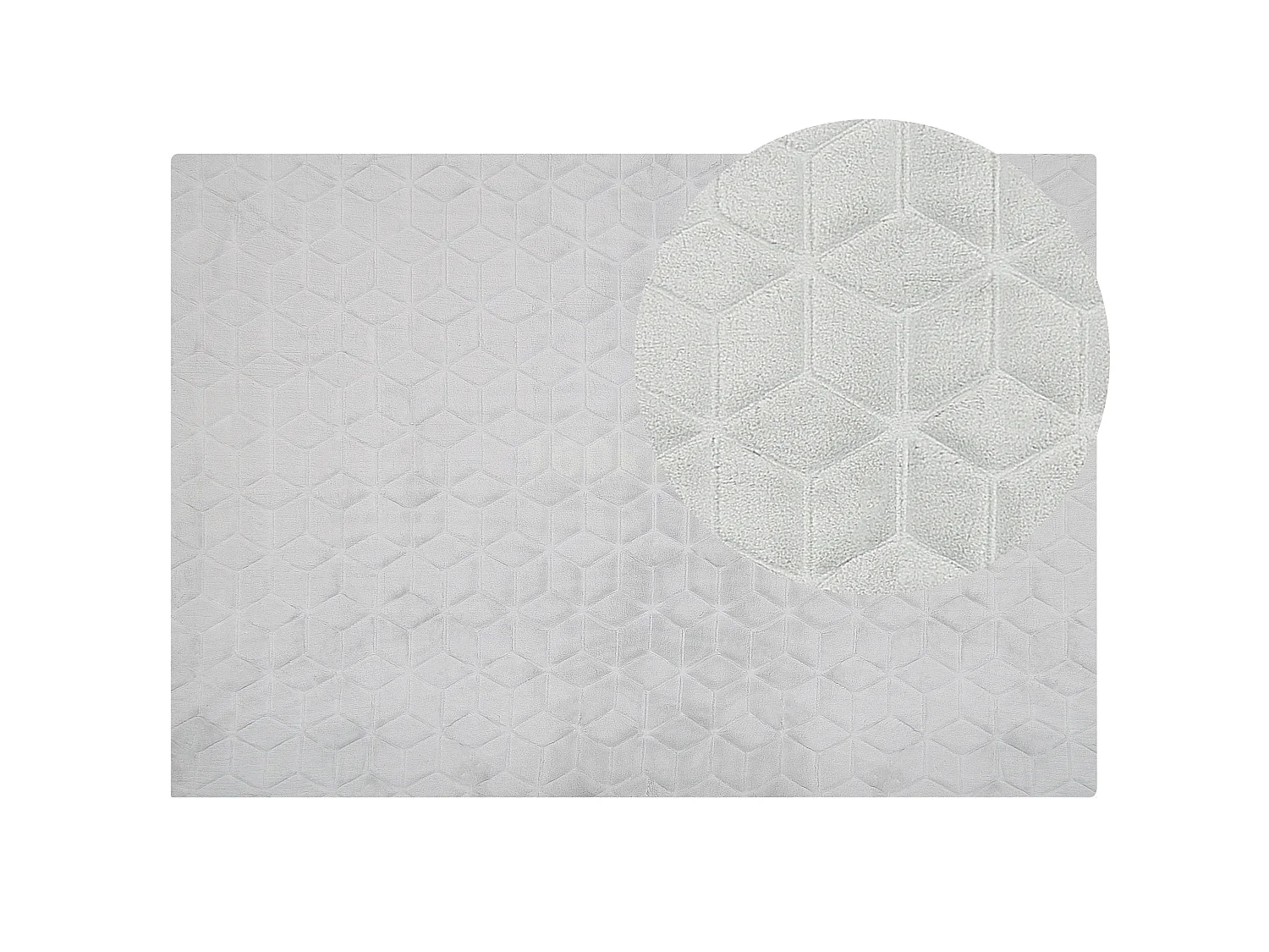 Tapis en fausse fourrure de lapin 160 x 230 cm vert menthe THATTA