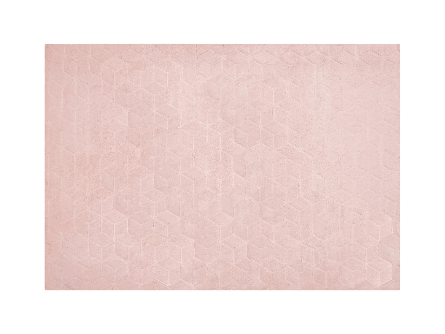 Tapis en fausse fourrure THATTA Rose 160 x 230 cm