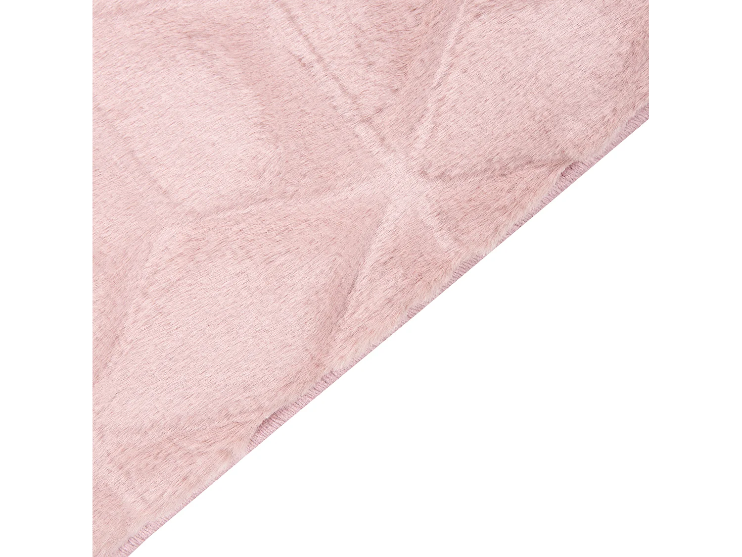 Tapis en fausse fourrure THATTA Rose 160 x 230 cm