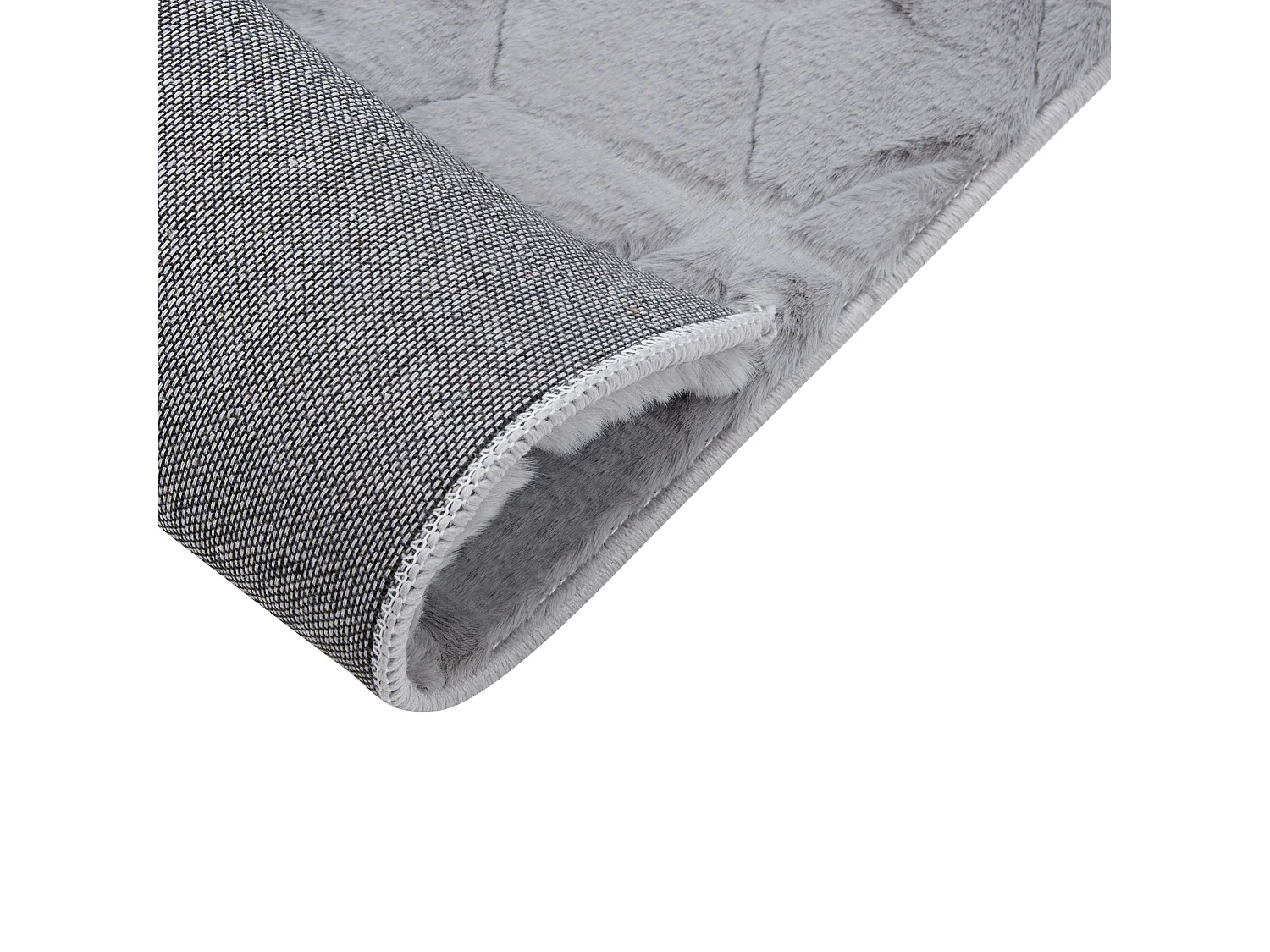 Alfombra gris 160 x 230 cm THATTA