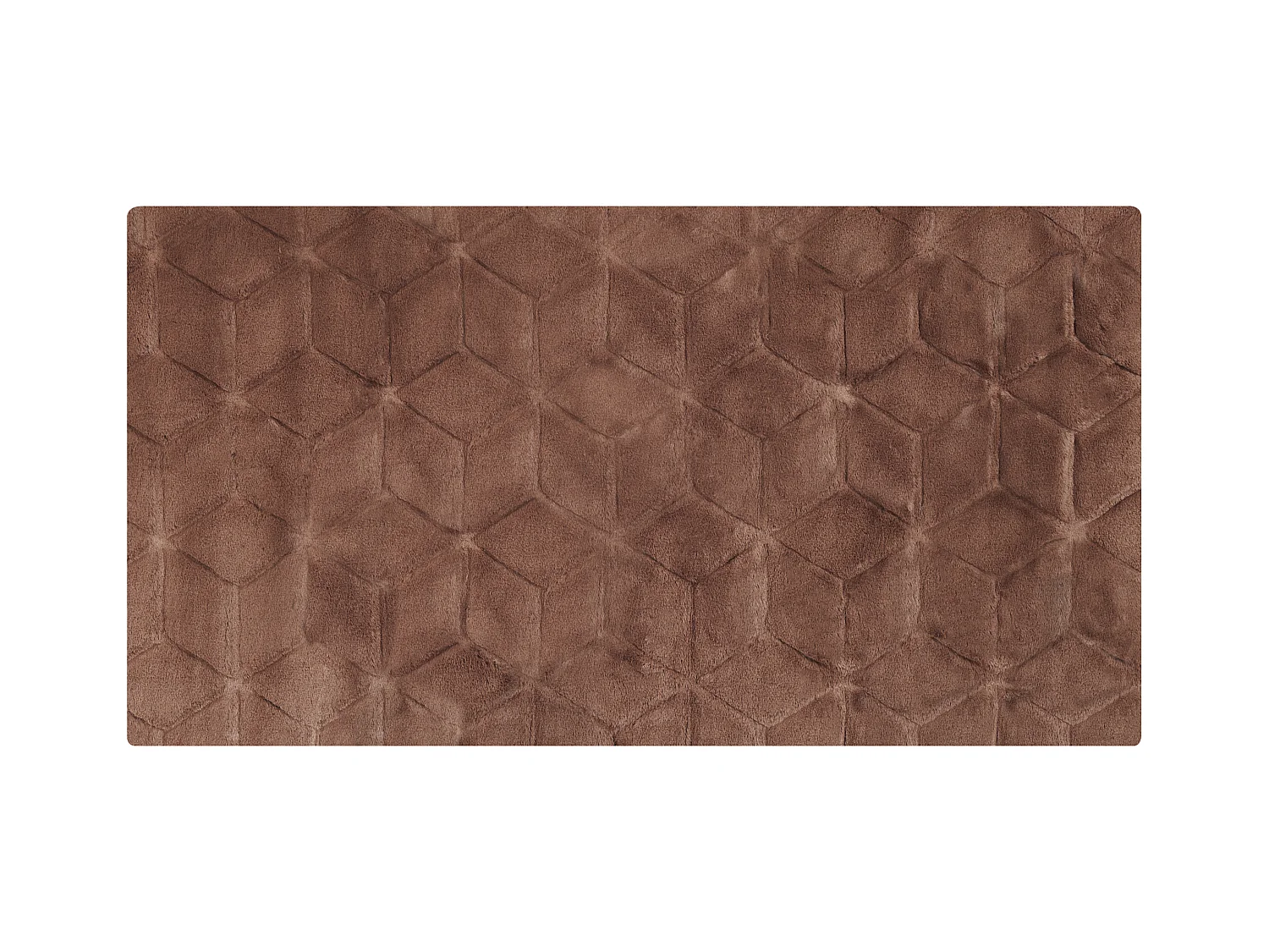 Tapis en fausse fourrure THATTA Marron 80 x 150 cm