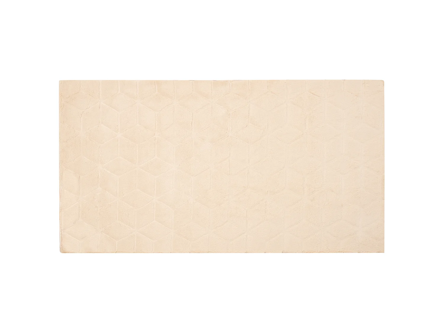 Vloerkleed kunstbont beige 80 x 150 cm THATTA