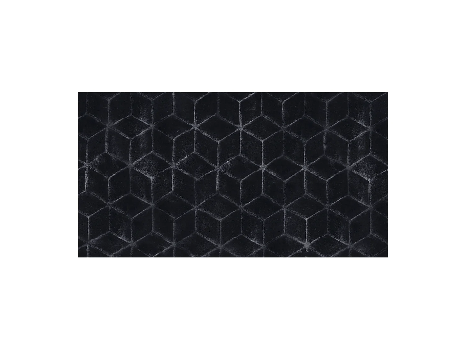 Tapis en fausse fourrure THATTA Noir 80 x 150 cm