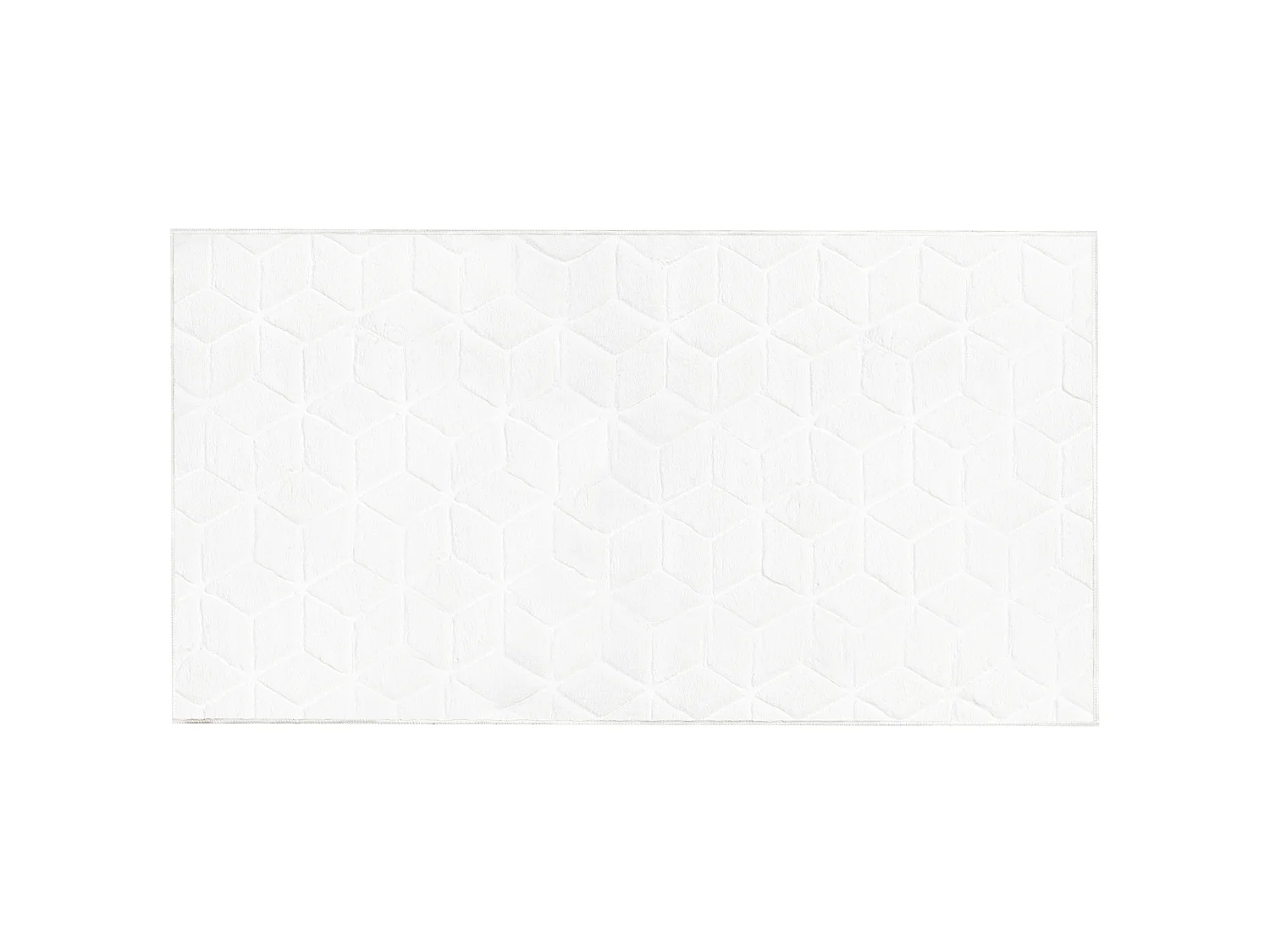 Tapis en fausse fourrure THATTA Blanc 80 x 150 cm
