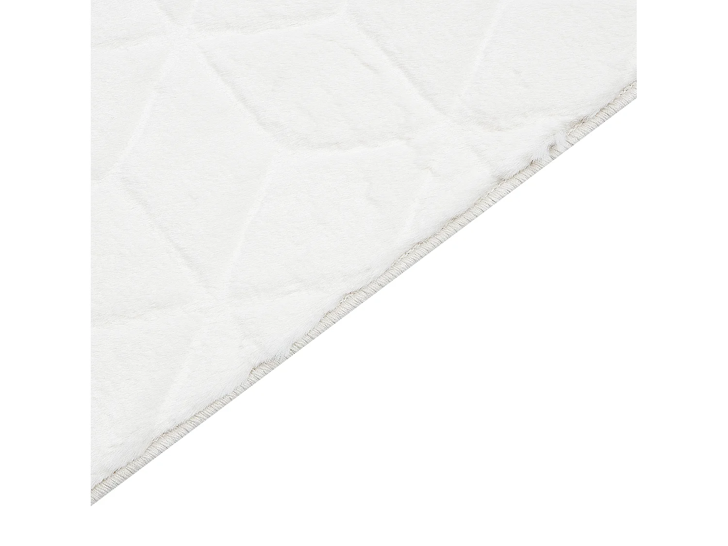 Tapis en fausse fourrure THATTA Blanc 80 x 150 cm