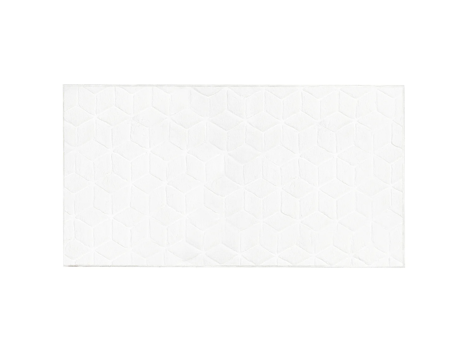 Tapis en fausse fourrure THATTA Blanc 80 x 150 cm