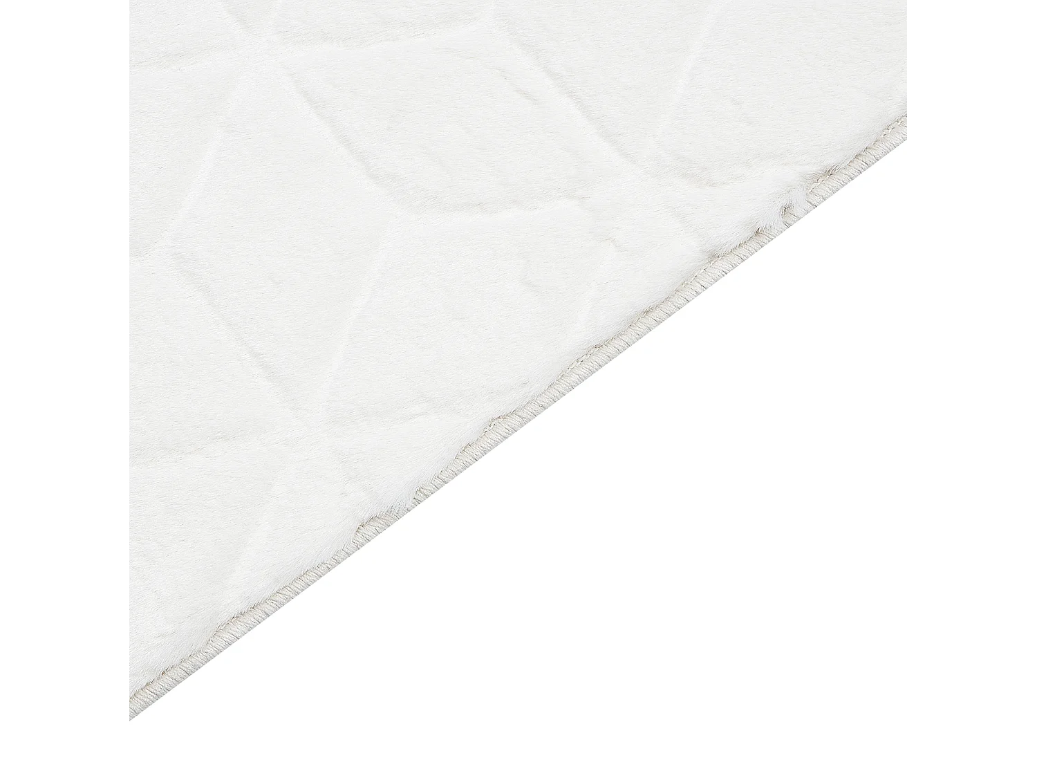 Tapis en fausse fourrure THATTA Blanc 80 x 150 cm