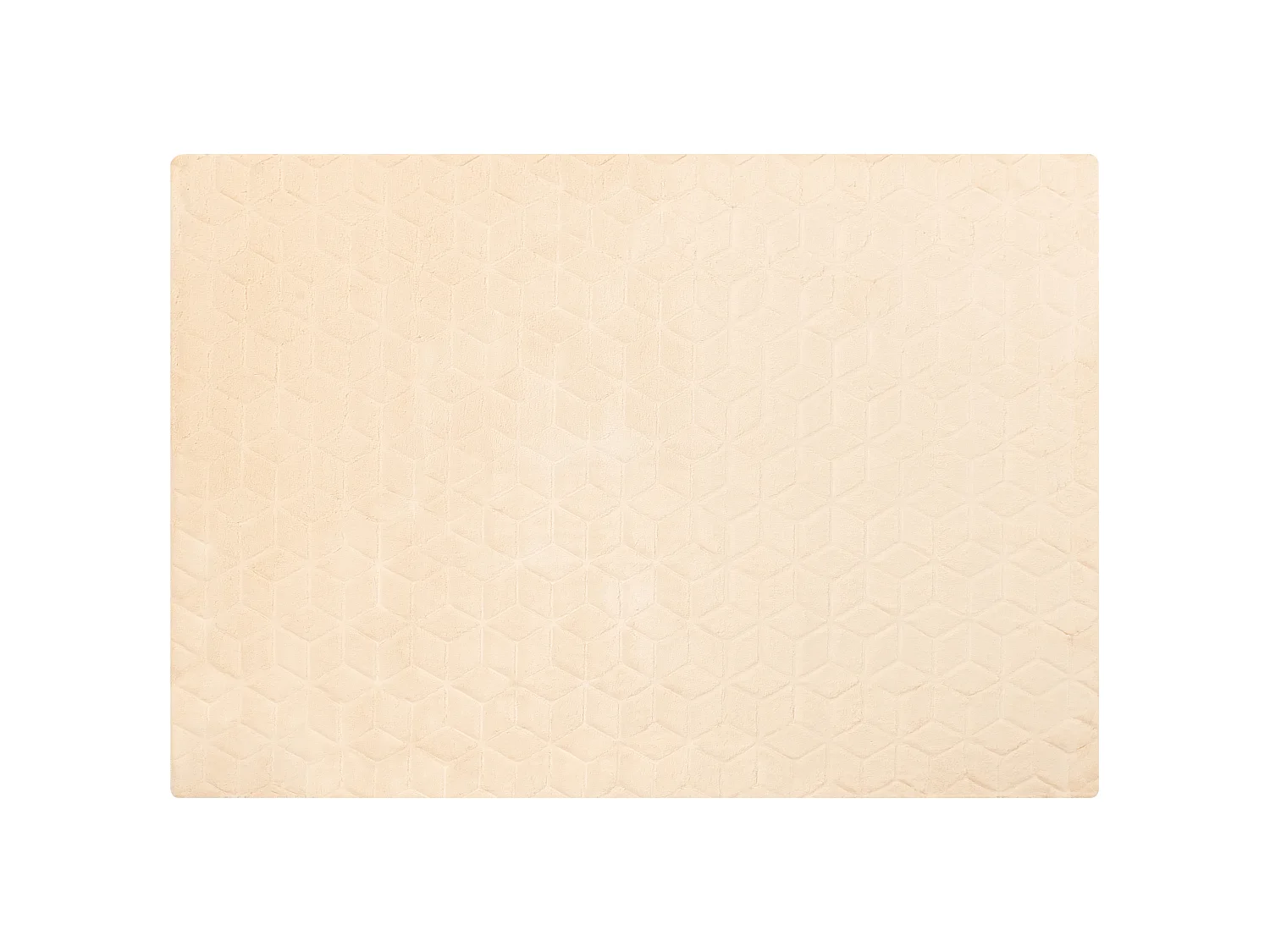 Tappeto pelle sintetica beige 160 x 230 cm THATTA