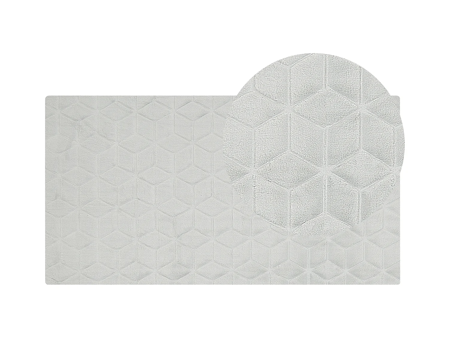 Tapis en fausse fourrure THATTA Gris clair 80 x 150 cm