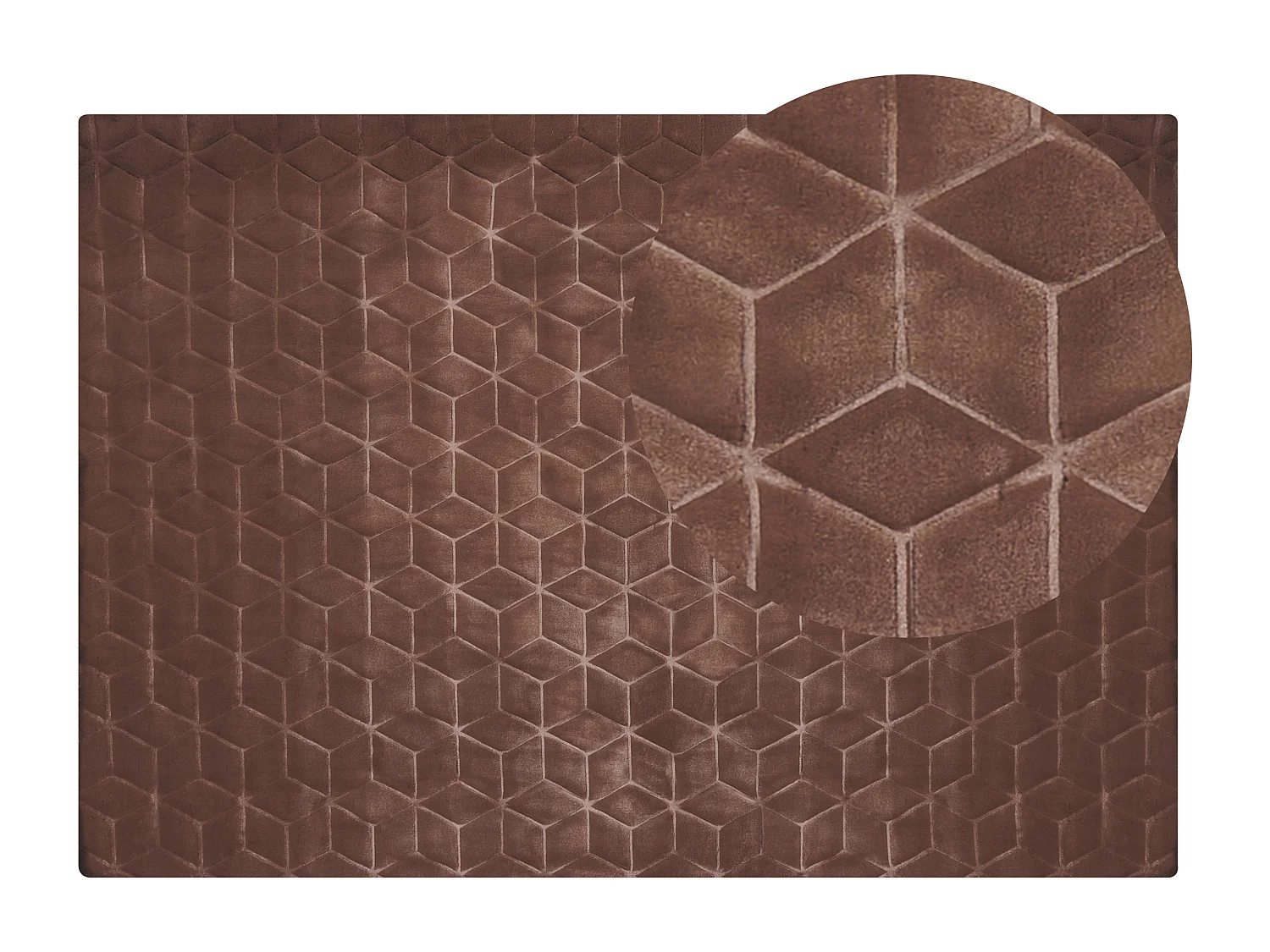 Tapis en fausse fourrure THATTA Marron 160 x 230 cm