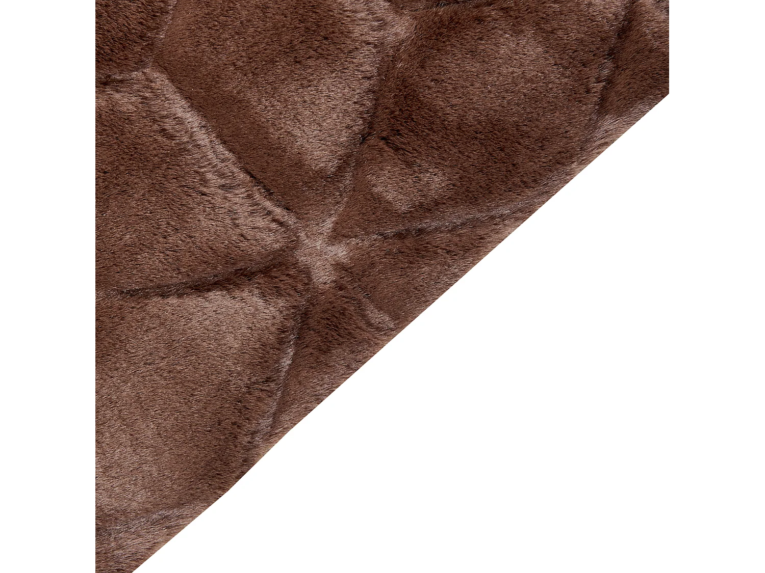 Tapis en fausse fourrure THATTA Marron 160 x 230 cm