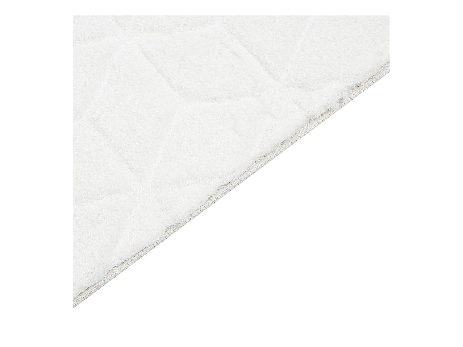 Vloerkleed kunstbont wit 160 x 230 cm THATTA