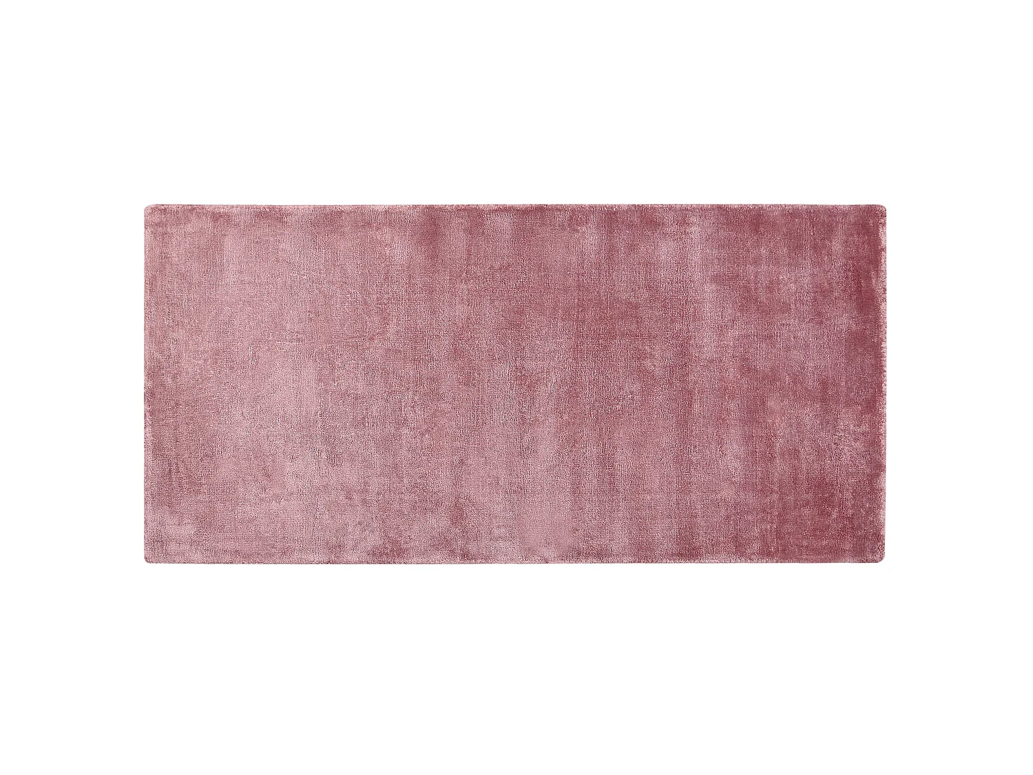 Dywan z wiskozy 80 x 150 cm różowy GESI II