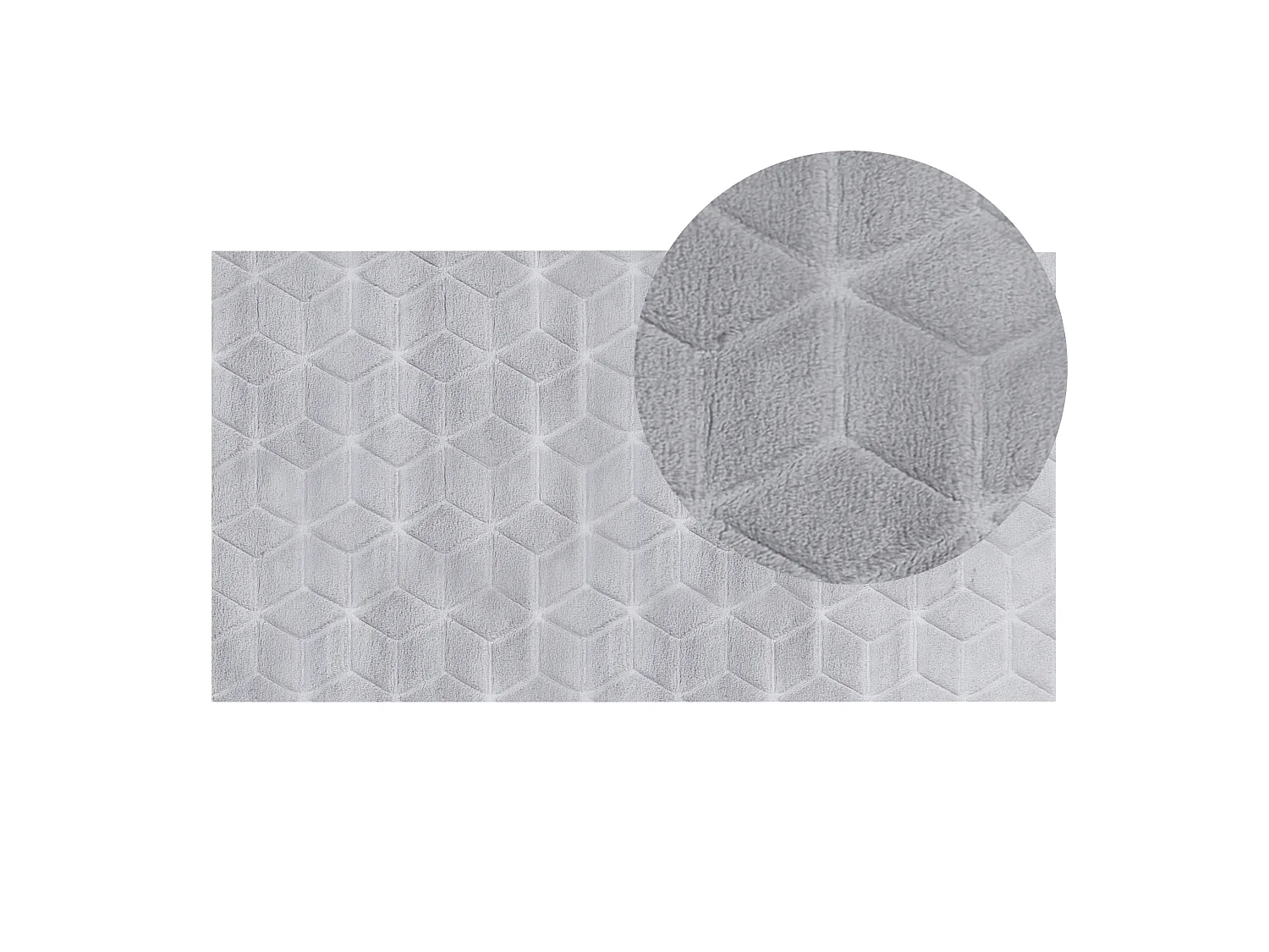 Tapis en fausse fourrure THATTA Gris 80 x 150 cm