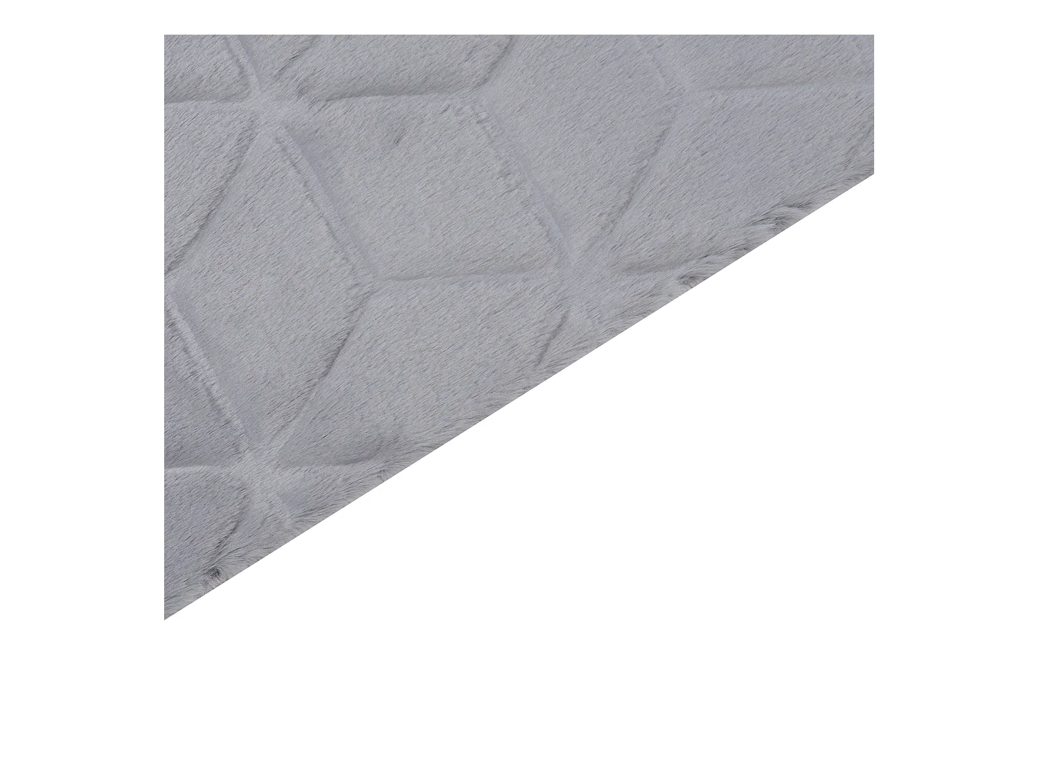 Tapis en fausse fourrure THATTA Gris 80 x 150 cm