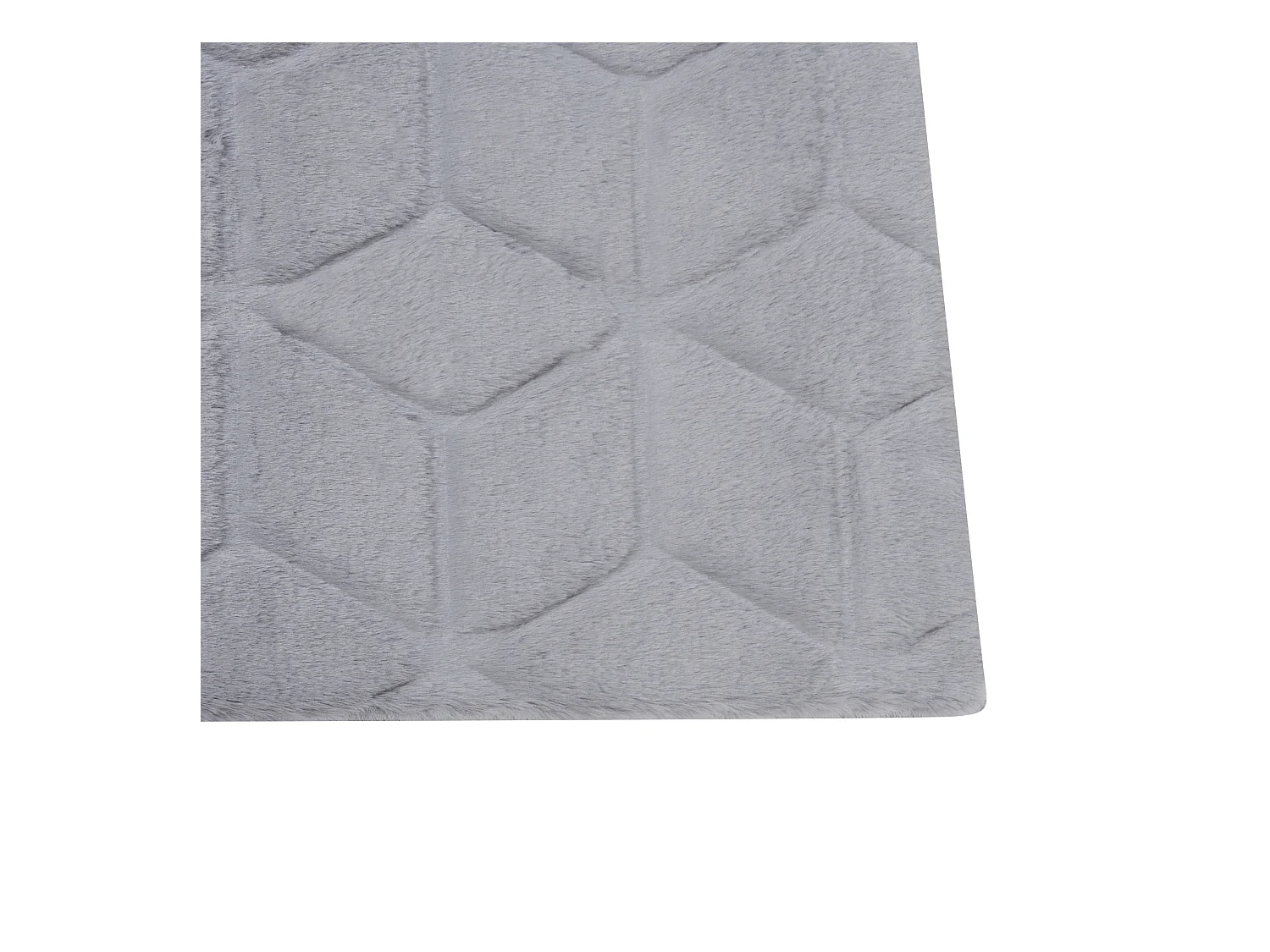 Tapis en fausse fourrure THATTA Gris 80 x 150 cm