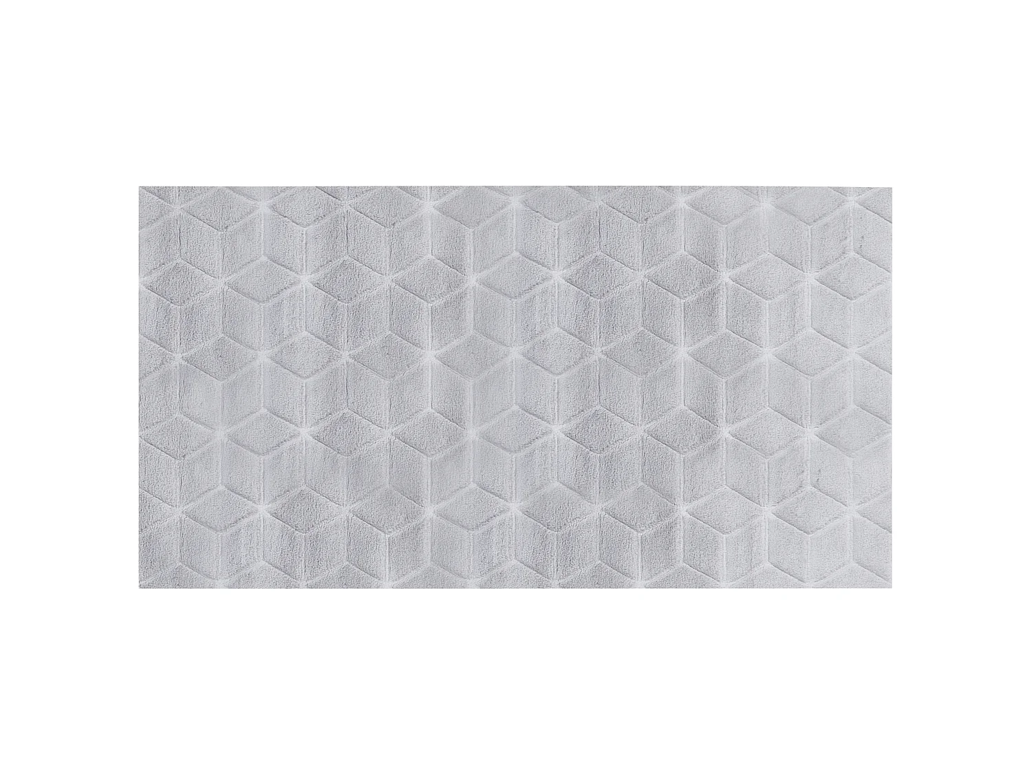 Dywan sztuczne futro królika 80 x 150 cm szary THATTA