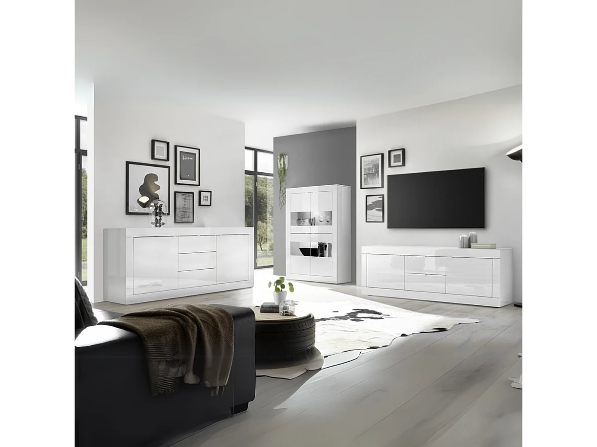 Buffet 2 portes 3 tiroirs L210 cm - Initial