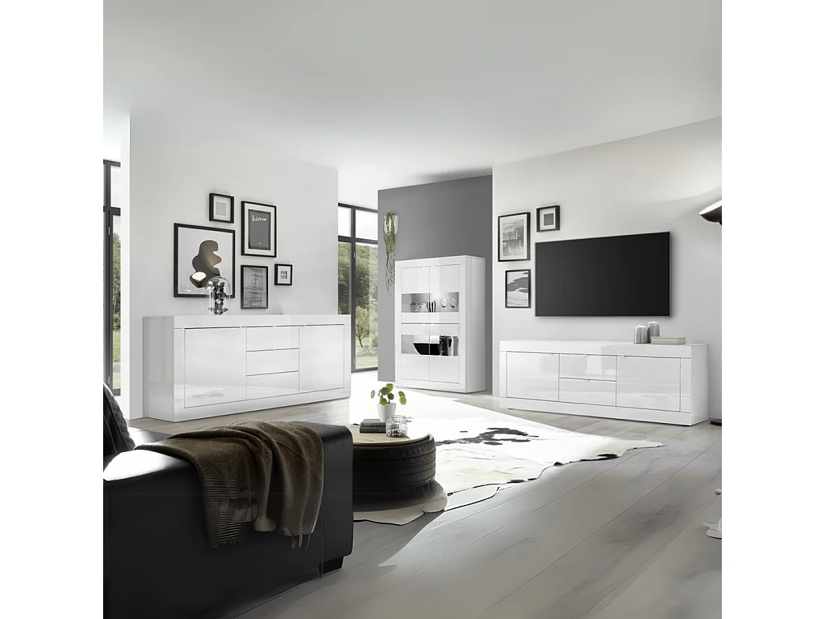 Buffet 2 portes 3 tiroirs L210 cm - Initial