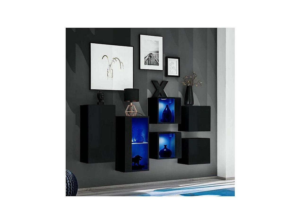 Meuble de Rangement "Switch IV" 320cm Noir