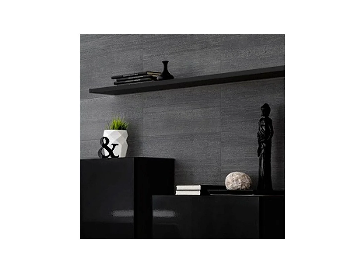 Lot de 2 Blocs & Étagère "Switch SBI" 130cm Noir