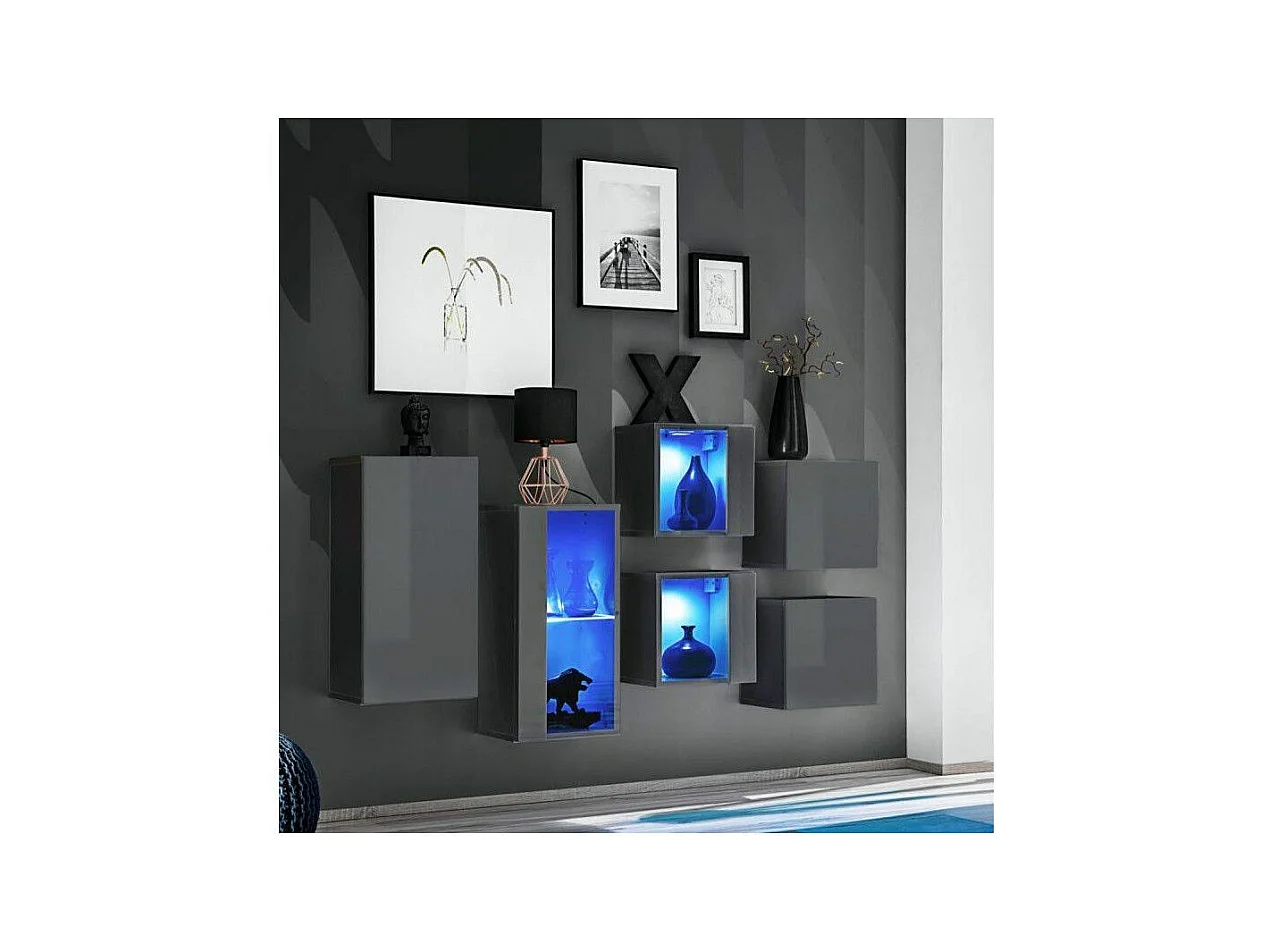 Meuble de Rangement "Switch IV" 320cm Gris