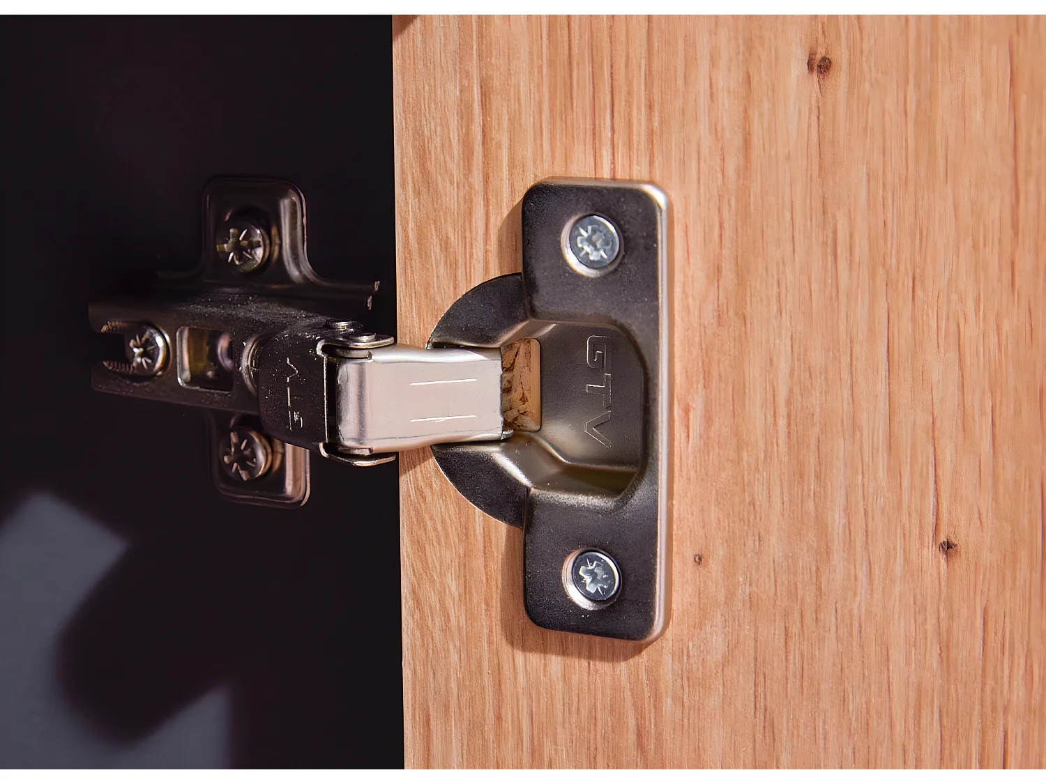 Pepeto Regal 2 Türen, 2 Ablagen grau, Artisan Eiche dekor.