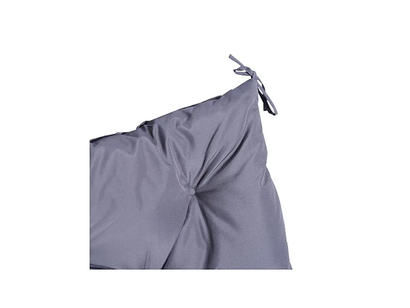 Coussin d’Assise Gris Banc 2 Places