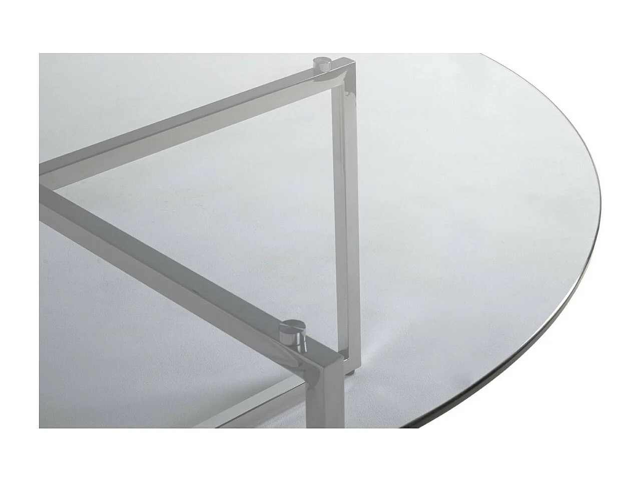 Table Basse Ronde Design "Comada" 100cm Gris