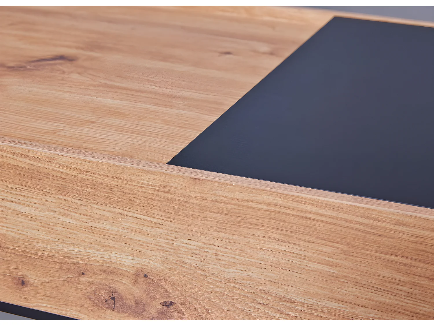 Filora salontafel met opslag grijs, Artisan eik decor.