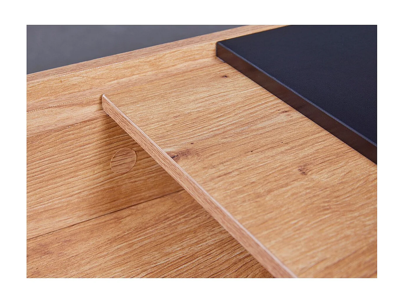 Table Basse Design "Flora" 110cm Chêne