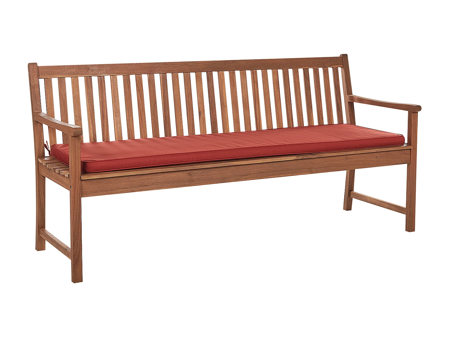 Almofada para banco de assento VIVARA 169 x 50 cm Vermelho escuro