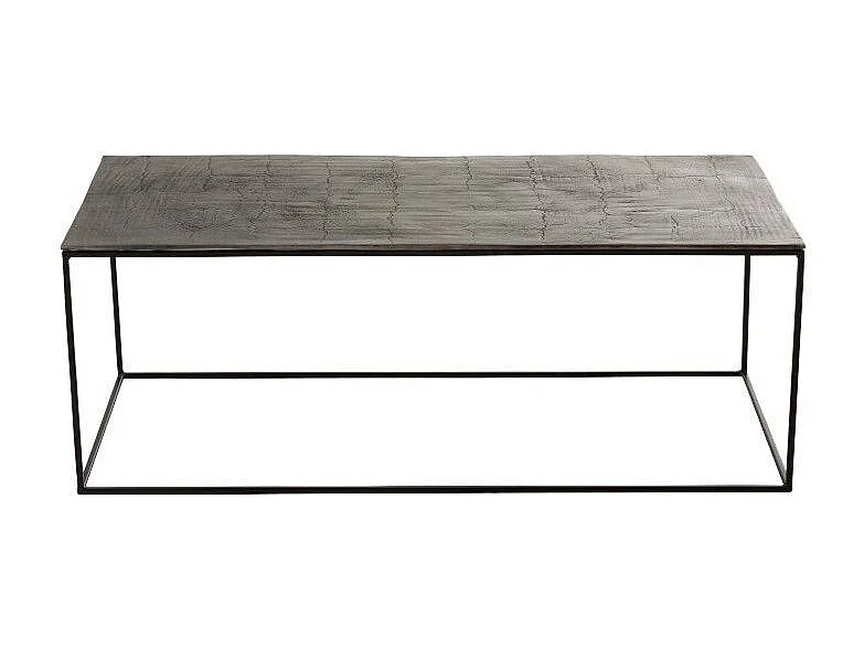 Table Basse Rectangulaire "Oxidize" 110cm Noir