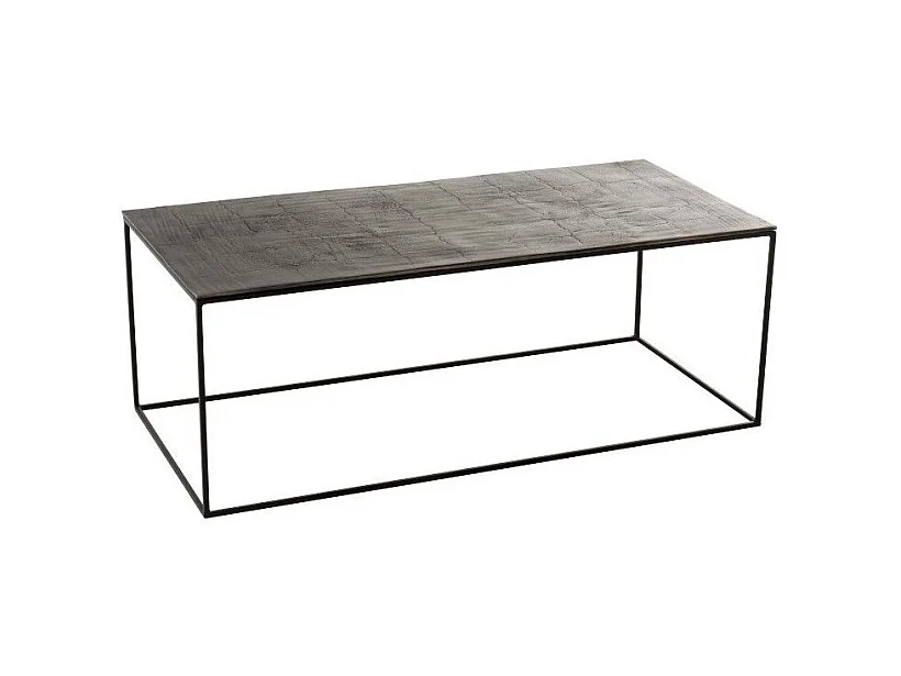 Table Basse Rectangulaire "Oxidize" 110cm Noir