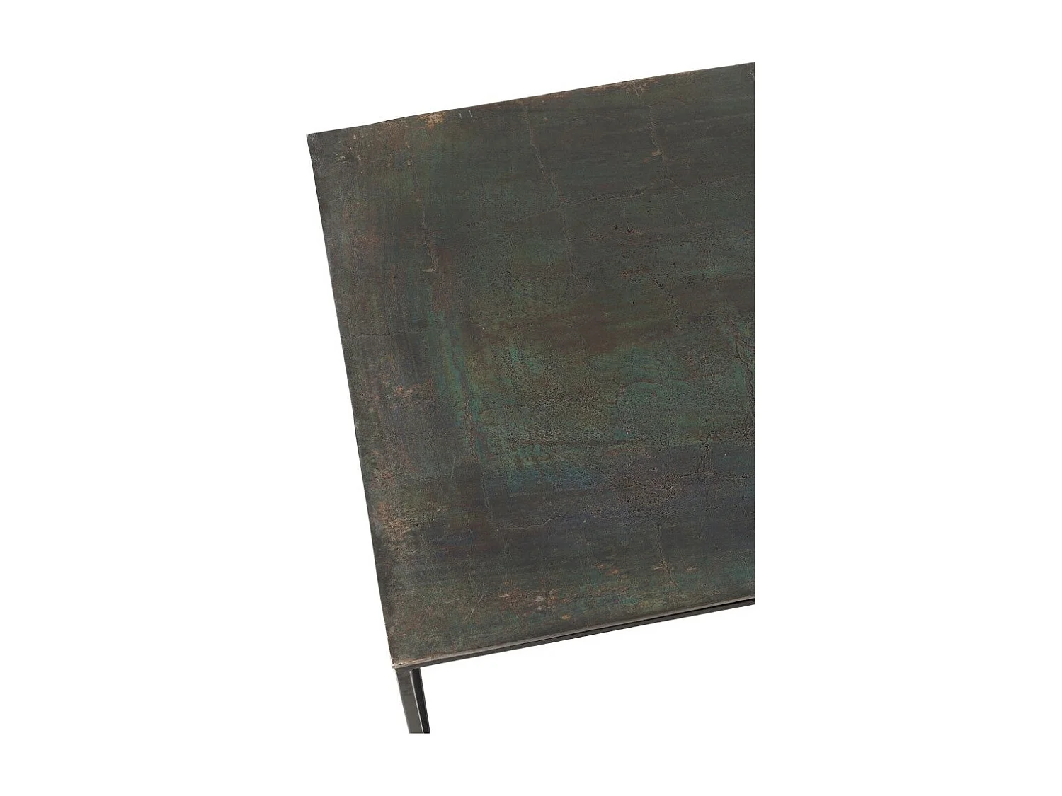 Table Basse Rectangulaire "Oxidize" 110cm Noir