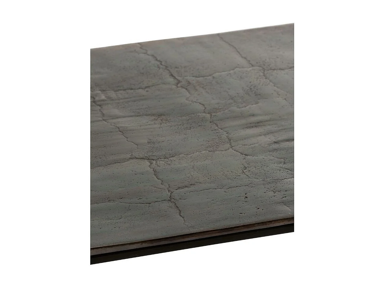 Table Basse Rectangulaire "Oxidize" 110cm Noir