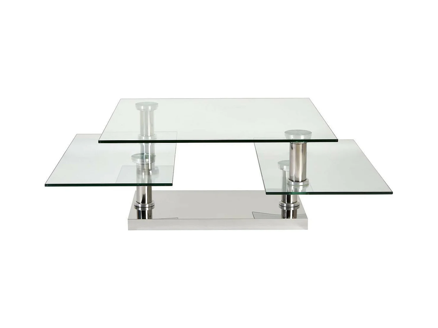 Table Basse Pivotante "Repton" 118cm Argent