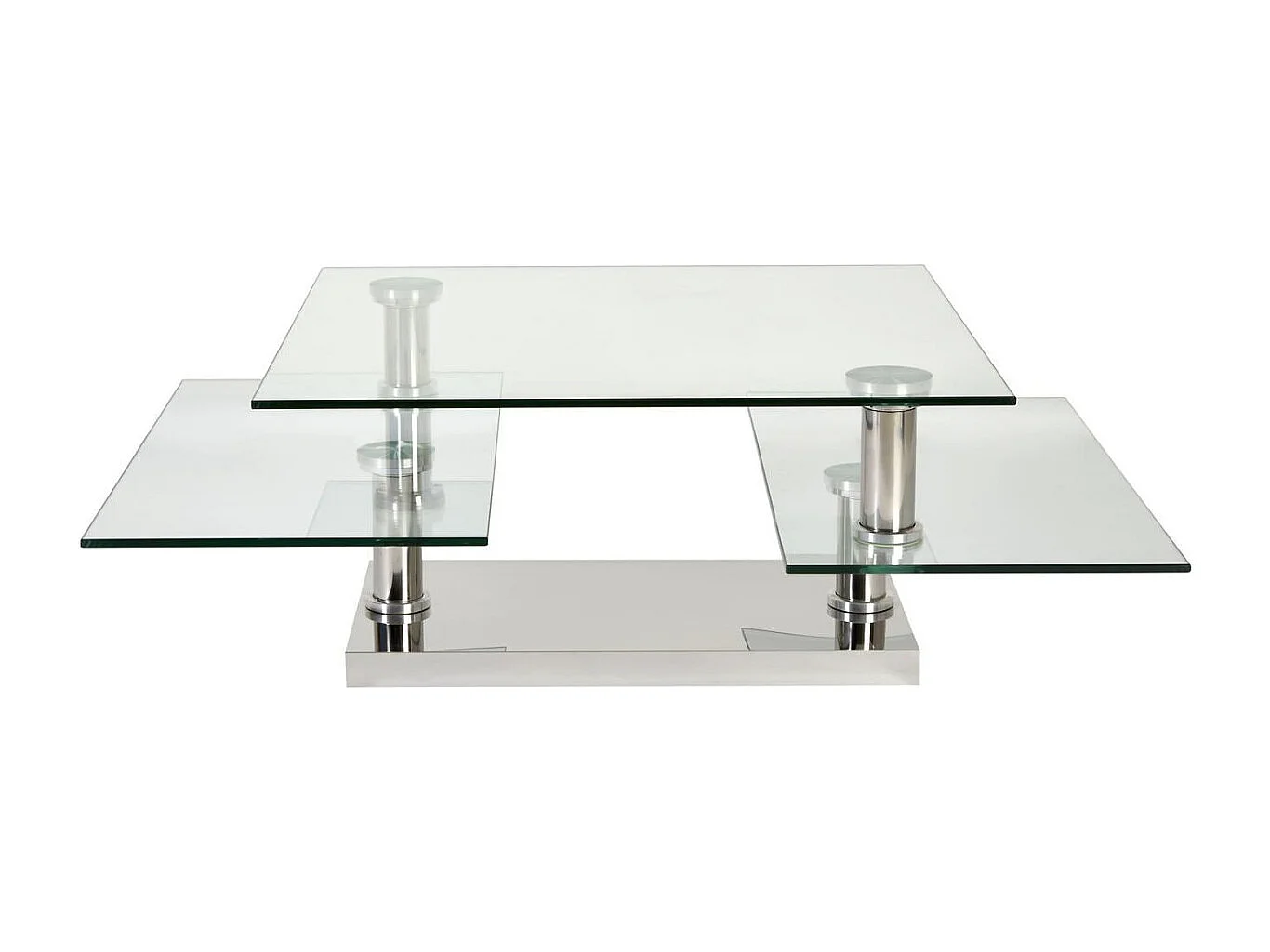 Table Basse Pivotante "Repton" 118cm Argent