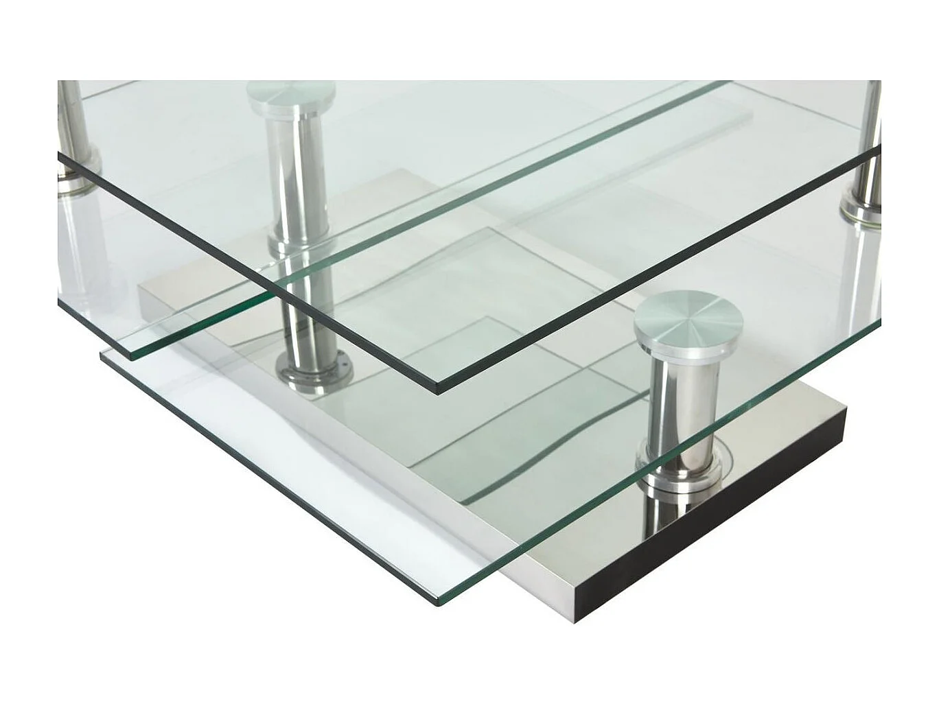 Table Basse Pivotante "Repton" 118cm Argent