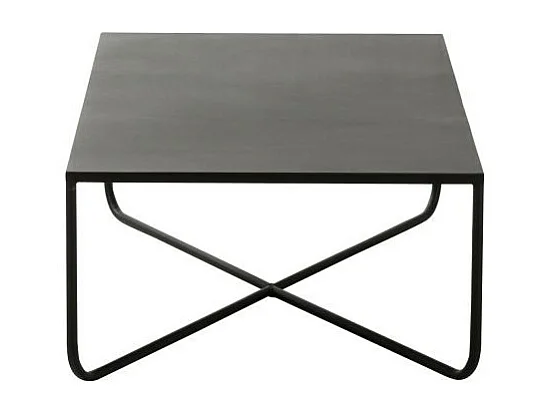 Table Basse Design en Métal "Elsie" 100cm Noir
