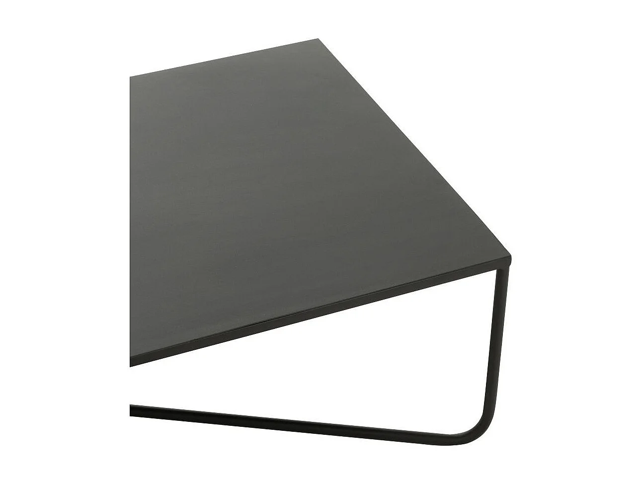 Table Basse Design en Métal "Elsie" 100cm Noir