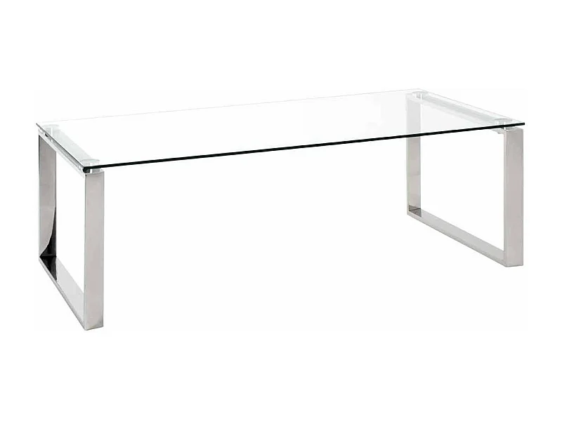 Table Basse Design "Hytin" 120cm Argent