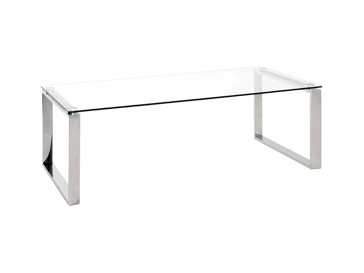 Table Basse Design "Hytin" 120cm Argent