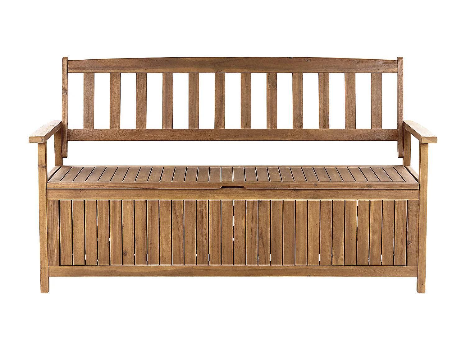 Banc de jardin SOVANA 160 cm avec rangement Acacia Marron