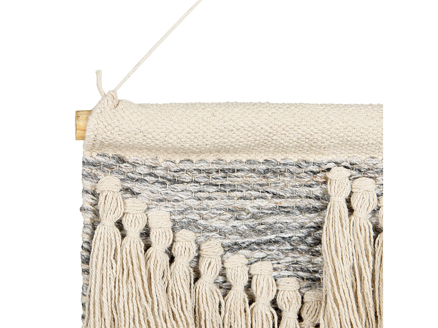 Stoffen wanddecoratie KOTRA Katoen 106 cm Beige