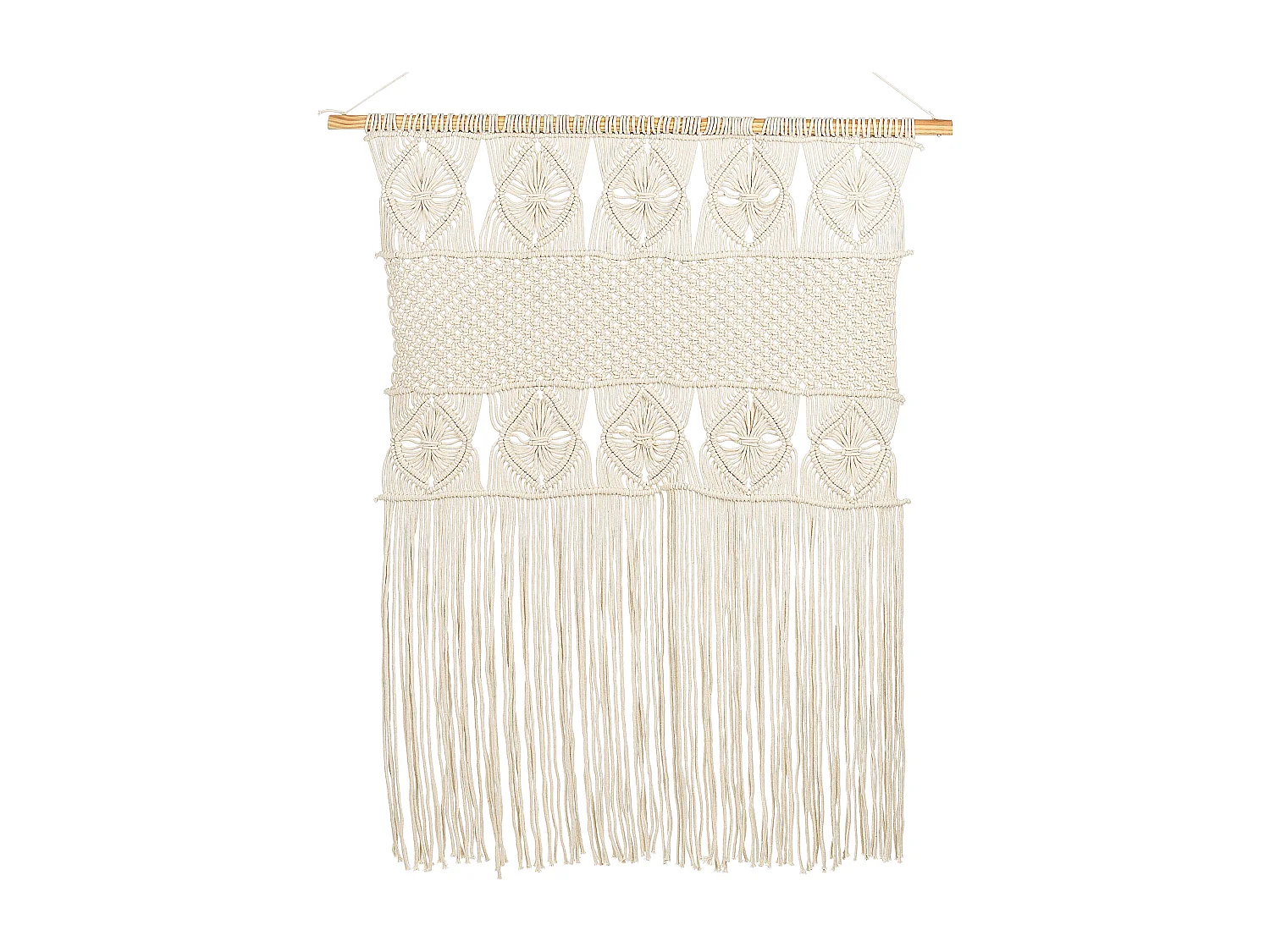 Wandbehang LAHRI Baumwolle 118 cm Beige