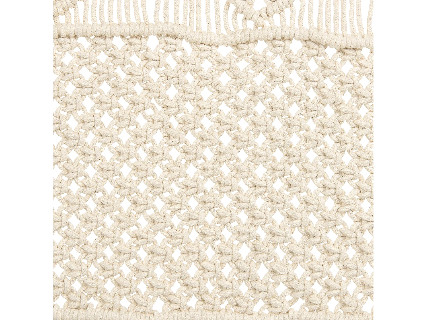 Suspension murale en tissu LAHRI Coton 118 cm Beige