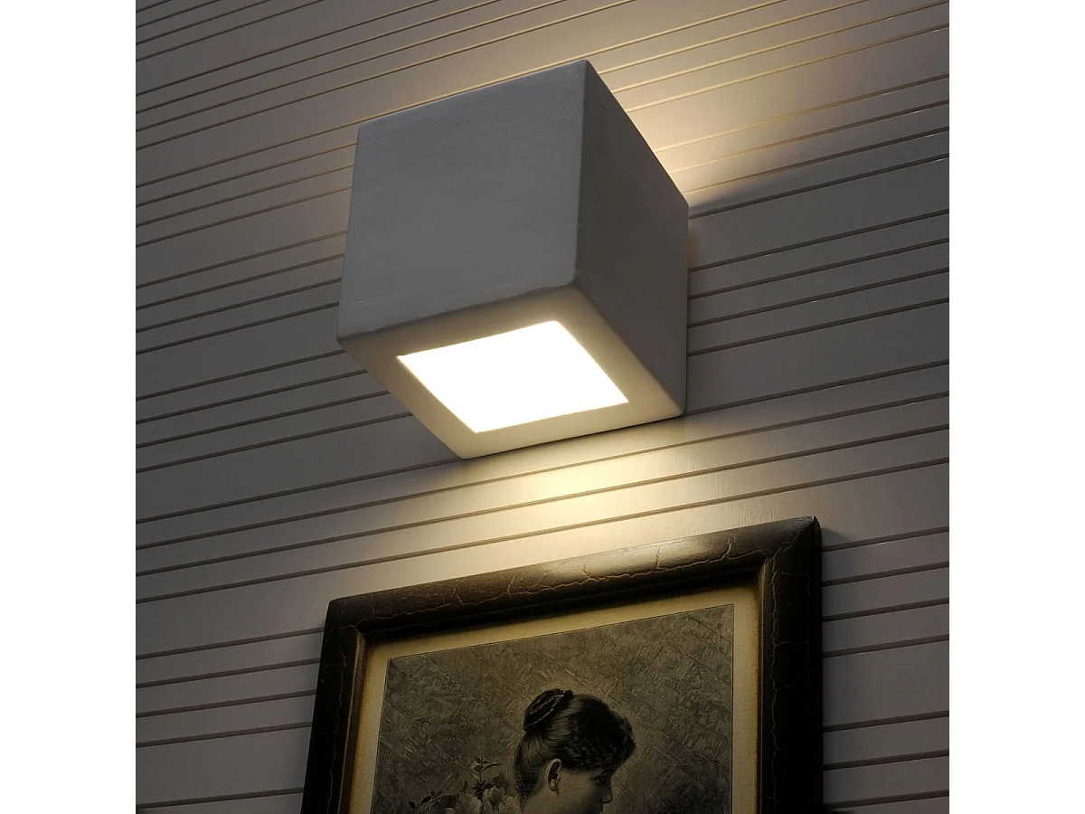 Kinkiet ceramiczny LEO biały