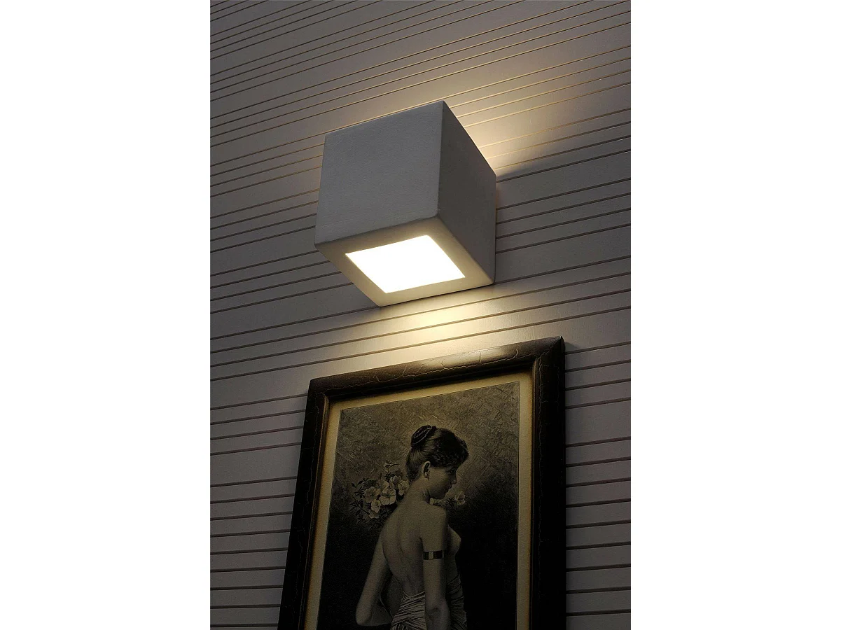 Kinkiet ceramiczny LEO biały