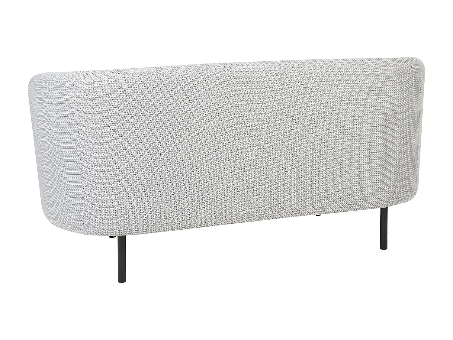 Bank LOEN Stof Zwart/wit 2-zitter